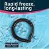 Magic Gel Neck Ring Coolers - Wearable Neck Cooling Ice Pack - Reusable Cool Body Cooler Tube - Cold Gel Wrap Ice Packs for Necks - Perfect for Athletes or Outdoor Workers - Black view 4