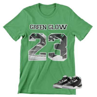 Shirt to Match - 3 Green Glow Sneakers, Men's Graphic Tee.