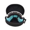 WRITWAA Large Protective Ski Goggles Case Eyewear Storage Bag for Cycling Glasses Shockproof Design Zipper Closure Extra Large Black view 1