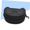 WRITWAA Large Protective Ski Goggles Case Eyewear Storage Bag for Cycling Glasses Shockproof Design Zipper Closure Extra Large Black view 2