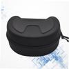 WRITWAA Large Protective Ski Goggles Case Eyewear Storage Bag for Cycling Glasses Shockproof Design Zipper Closure Extra Large Black view 4
