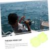 BESPORTBLE 12pcs Fishing Hook Covers Scratch Hook Bonnet Cap Fluorescent Yellow Large Medium Small for Fishing Gear Maintenance view 3