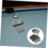 SUPVOX 12pcs Rubber Billiard Table Cushion Gasket Pool Table Pad Replacement Billiards Drop Door Protective Pads Pool Accessories view 3