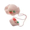 LIFKOME 1set Adorable Boys and Girls Straw Sun Hat Cosplay Bag for Beach and Outdoor Activities view 1