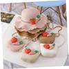 LIFKOME 1set Adorable Boys and Girls Straw Sun Hat Cosplay Bag for Beach and Outdoor Activities view 3