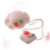 LIFKOME 1set Adorable Boys and Girls Straw Sun Hat Cosplay Bag for Beach and Outdoor Activities view 4