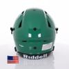Riddell SpeedFlex Adult w/White SF-2EG-II Facemask + US Flag Decal (Kelly Green Helmet, Large Helmet) - Green Gridiron view 4