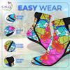 CallaSports Neoprene Beach Socks - Water and Sand Socks for Men and Women (XX-Large, Hawaiian Flowers) view 4