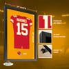 Sporticulture NFL American Football Kansas City Chiefs - Patrick Mahomes Jersey Print Framed Wall Art Picture Poster for Boys Bedroom and Man Cave Decor - Ready to Hang, Red 14" x 20", Small view 4