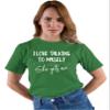 3X-Large Kelly Green Mens I Love Talking to Myself She Gets Me Funny T-Shirt view 3