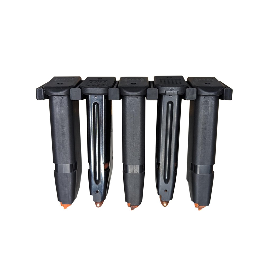 Hammy3DPrints Mount for Glock 43X / 48 and S15 Mags - Wall | Magazine Holder Storage Rack (3 Mag)
