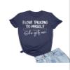 5X-Large Navy Blue Mens I Love Talking to Myself She Gets Me Funny T-Shirt view 1