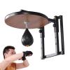 WIKINK Boxing Punching Bag Stand, Professional Reflex Ball Stand with Height Adjustable Black Speed Ball Platform, Upgrade Your Boxing Training for Wall-Mounted Punching view 1