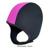 QSTDGVPW Premium Neoprene Diving Hood for, Black Rose Red view 3