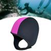 QSTDGVPW Premium Neoprene Diving Hood for, Black Rose Red view 4