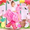KOOY Kids Halloween Inflatable Costume, Ride On Flamingo Air Blow up Funny Inflatable Suit, Halloween Costumes for Girl/Child 7-10 Yrs view 2