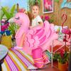 KOOY Kids Halloween Inflatable Costume, Ride On Flamingo Air Blow up Funny Inflatable Suit, Halloween Costumes for Girl/Child 7-10 Yrs view 3