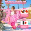 KOOY Kids Halloween Inflatable Costume, Ride On Flamingo Air Blow up Funny Inflatable Suit, Halloween Costumes for Girl/Child 7-10 Yrs view 4
