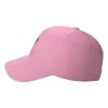 Adjustable Panda with Flowers in Hand Baseball Caps for Men Women Hat Truck Driver Hats Funny Baseball Cap Pink view 2