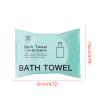 2pcs Compressed Bath Towels Thickened Disposables Cotton Non-woven Towel Soft Portable Shower Washable Towel For Travel Compressed Bath Towel view 3