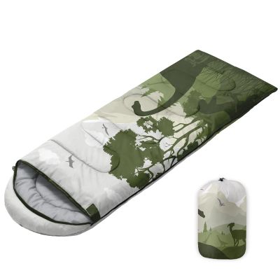 Sleeping Bags for Adults Youth Kids,3D Printing Camping Sleeping Bag for Girls Boys Lightweight Waterproof Cold/Warm Weather Sleeping Bag for 3 Seasons