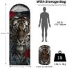 Sleeping Bags for Adults Youth Kids,3D Printing Camping Sleeping Bag for Girls Boys Lightweight Waterproof Cold/Warm Weather Sleeping Bag for 3 Seasons view 2