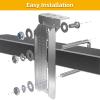 4 Pcs 8 inch Galvanized Swivel Top Bunk Bracket Kit with Hardware, for 3"x3"2"x3",1.5"x3" Boat Trailer Bunk Brackets, for Boat Trailer Bunk Brackets & Square U-Bolts - Fishing Boat or Sailboat view 4