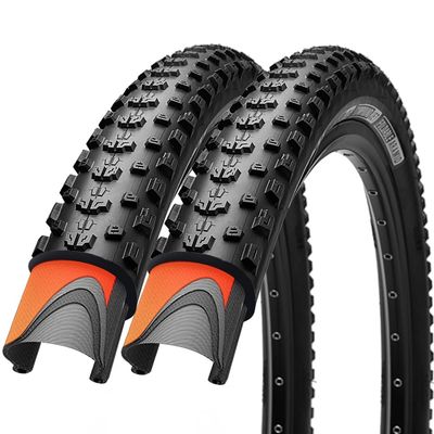 26/27.5/29x2.25 inch Bike Tires Pair Mountain Bike Tires 60 TPI Bicycle Tires Kevlar High Grade Made Tires Pack of 2 (2 Pack 29x2.25)