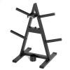 A-Frame Weight Plate Tree for 1" Olympic Plates - Holds 300 lbs, Dumbbell Rack and Home Gym Storage Stand - Organize Your Workout Area view 1