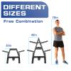 A-Frame Weight Plate Tree for 1" Olympic Plates - Holds 300 lbs, Dumbbell Rack and Home Gym Storage Stand - Organize Your Workout Area view 3