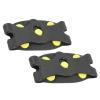Leapiture 1 Pair 5 Toothed Crampons Boots Slip on Ice Spikes Outdoor Spring Claw Non Slip Ski Ice Shoes Cover Accessory for Ice Climbing Winter Outdoor Activities view 1