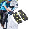 Leapiture 1 Pair 5 Toothed Crampons Boots Slip on Ice Spikes Outdoor Spring Claw Non Slip Ski Ice Shoes Cover Accessory for Ice Climbing Winter Outdoor Activities view 3