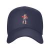 Adjustable Strong Pigs Baseball Caps for Men Women Hat Truck Driver Hats Funny Baseball Cap Navy Blue view 4