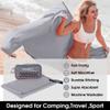 4Monster Camping Towels Super Absorbent, Fast Drying Microfiber Travel Towel, Quick Dry Ultra Soft Compact Gym Towel for Swimming Beach Hiking Yoga Travel Sports Backpack (Gray, 78.70" x 39.30") view 2