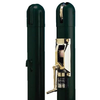 Do It Tennis Edwards 2 7/8 Inch Classic Round Tennis Posts (Black)