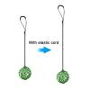 PATIKIL Soccer Kick Net, 2 Pack Soccer Return Throw Training Net Solo Juggling Net Training Aid Equipment for Youth Adults Kicking Practice Fits Ball Size 3, 4, 5, Green view 4