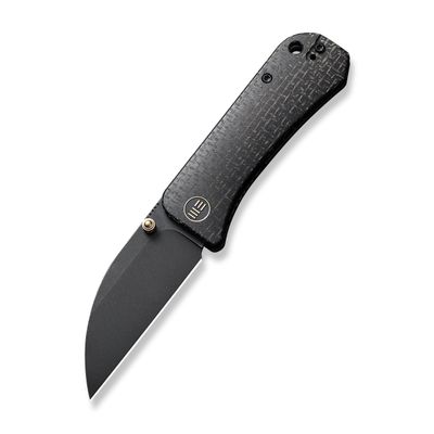 Ben Petersen WE19068J-1 Black Burlap Micarta Contoured Handle