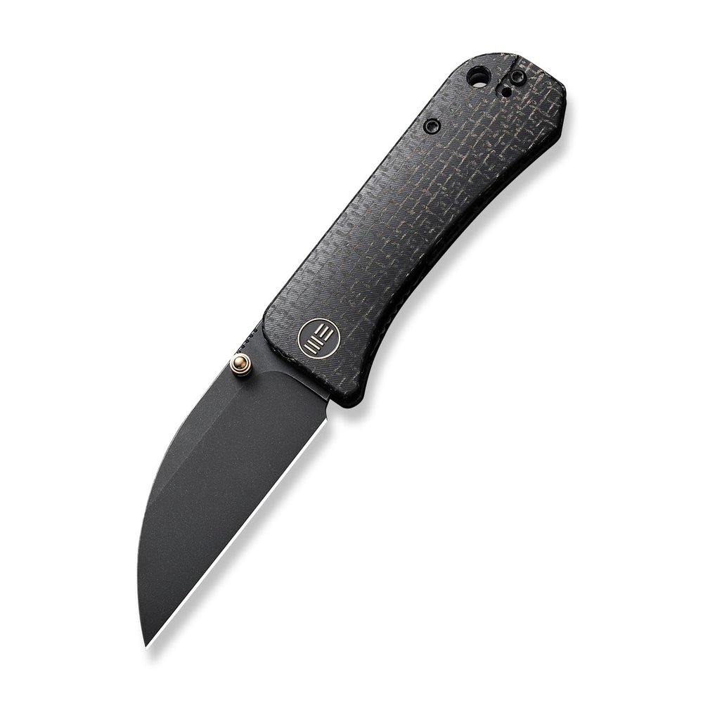 Ben Petersen WE19068J-1 Black Burlap Micarta Contoured Handle