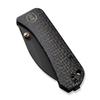 Ben Petersen WE19068J-1 Black Burlap Micarta Contoured Handle view 4