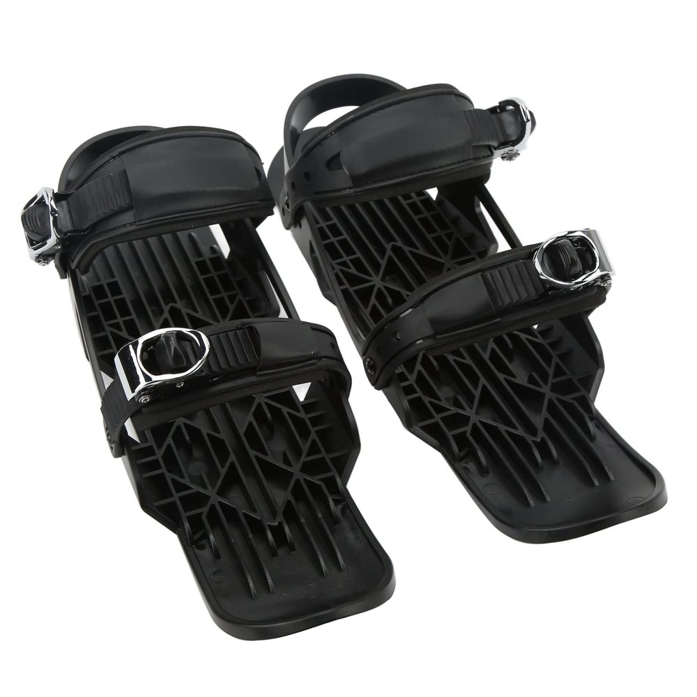 Outdoor Ski Shoes for Forest Trails, Easy Control, Mini Snowboard Boots with Adjustable Binding, Portable Design, for Country Skiing, Roller Skating, Gifts for Family