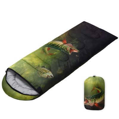 Sleeping Bags for Adults Youth Kids,3D Printing Camping Sleeping Bag for Girls Boys Lightweight Waterproof Cold/Warm Weather Sleeping Bag for 3 Seasons