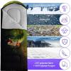 Sleeping Bags for Adults Youth Kids,3D Printing Camping Sleeping Bag for Girls Boys Lightweight Waterproof Cold/Warm Weather Sleeping Bag for 3 Seasons view 3