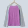 AIMAOMI Girls Shirts for Kids Sleeve Raglan Sleeve T Shirts Crewneck Tunic Tops Kids Teen Color (Purple, 10-11 Years) view 3