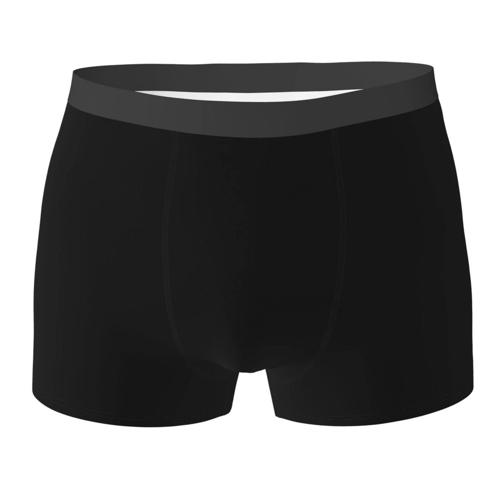 Rtsaiuoi Custom Underwear with Face Personalized for Men Husband Boxer Briefs with Photo Gifts for Him, Black, S