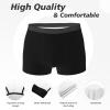 Rtsaiuoi Custom Underwear with Face Personalized for Men Husband Boxer Briefs with Photo Gifts for Him, Black, S view 3