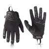 Glove Station The Impulse Tactical Gloves for Men with Touchscreen Compatibility  Suede Leather & Spandex Shooting Gloves for Motorcycle, Airsoft, Paintball & Work Use  2XL, Black view 1