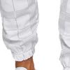 Mens Plaid Joggers Workout Pants for Drawstring Gym Running and Bodybuilding Outdoor Athletic Workout Sweatpants (White,XX-Large) view 4
