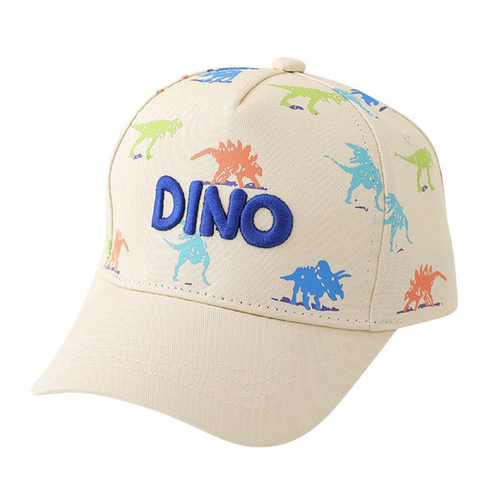 Kids Dinosaur Printed Baseball Cap, Adjustable Snapback Washed Distressed Vintage Retro Cotton Sun Hat for Boys Girls