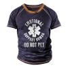Ymosrh T Shirts for Men Fashion Casual, Letter Graphic Print Shirts Summer Casual Short Sleeve Tee Shirts Tees Mens Big and Tall T Shirts Novelty T Short Work T Shirts Casual Shirts (6XL, Purple) view 1