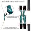 HANDBAIGE Replacement Longbow Limbs for 60'' Black Hunter Bow Riser 20-60lbs Archery Hunting Longbow Limb with Hard Maple (25LBS) view 2